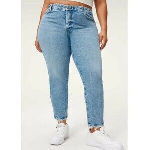 Good American Light Blue Ankle Jeans